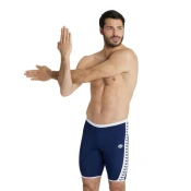 Mens swimsuit arena icons swim jammer solid navy/white xxl - uk40