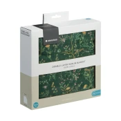 KikkaBoo Dvoslojno baby cebence od muslina 100x100 Secret Garden Green (KKB13102)