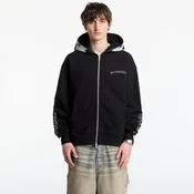 Mikina PLEASURES Balaclava Zip Hoodie Black S