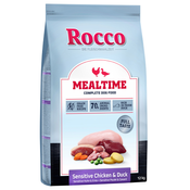 10 kg + 2 kg gratis! 12 kg Rocco Mealtime suha hrana - Piletina i pacetina