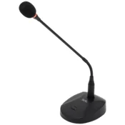 SAL Desktop mikrofon M13, profesionalni, LED indikator, crni