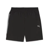 Mens Puma FLEX STRETCH 7 Woven Training Shorts, Black, Size M, Sport