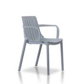 Plasticna stolica LINE - R siva