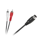 CABLETECH DIN5 kabel - 2RCA 1,2m KPO2792-1,2