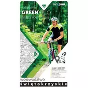 Pilot Świętokrzysko vojvodstvo. Turistični zemljevid kolesarskih poti. Ne samo Green Velo.