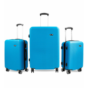 Aga Travel Set kovčkov MR4651 Svetlo modra