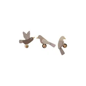 Bloomingville komplet kavljev iz MDF plošče 8,5 x 10 x 4 cm