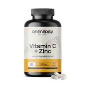 Vitamin C + cink, 360 kapsul