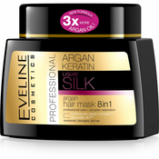 Eveline Cosmetics Maska za lase Argan + Keratin 8v1, 300 ml