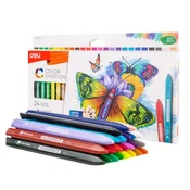 Pastele plastik Deli Color Emotion - EC20020, 24 boje