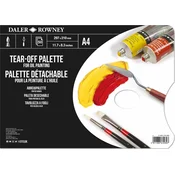 DALER ROWNEY odtrgalna paleta za oljne barve 35,5 x 25,4 cm, 50 listov