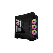 LIAN LI računalniško ohišje Vector V100 (ATX, Midi-Tower, kaljeno steklo), črno