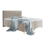 Boxspring krevet TJ66, Podrucje za spavanje: 140 x 200 cm, Boja: Fresh 01