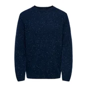 Only & Sons Pulover Ricky 22031539 Mornarsko modra Regular Fit