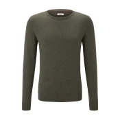 TOM TAILOR Pulover temno zelena
