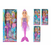 Lutka morska princesa 44,5 cm + dodatki