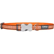 Red Dingo Odsevna ovratnica oranžna, Oranžna L