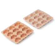 liewood® set 2 modelov za ledene kocke sonny dino rose/tuscany rose mix