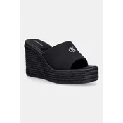 Calvin Klein natikači ženski WEDGE ESPAD 70 CANVAS MG