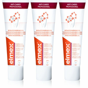 Elmex Zobna pasta Anti Caries Professional Trio 3x75 ml