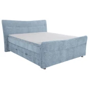 Esposa BOXSPRING POSTELJA 160 cm  x 200 cm , tekstil svetlo modra