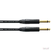 Cordial Kabel za kitaro Cordial Pro Line CIK 122, 3 m, črne barve, 6,3 mm banana/6,3 mm banana CXI 3 PP, (20429443)
