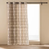 Črno-bež zavesa 140x240 cm Ondine – douceur dintérieur