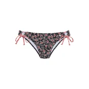 LASCANA Bikini hlačke kremna / rdeča / črna