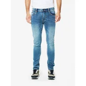 KOROSHI Kavbojke moder denim