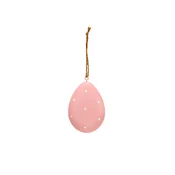 Viseče kovinsko jajce PASTEL EGG - več barv Barva: Rumena