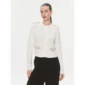 TWINSET Pletena jopica 241TP3111 Écru Regular Fit