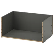 BESTA Okvir fioke, tamnosiva, 60x25x40 cm