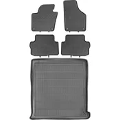 Volkswagen Sharan II VAN od leta 2010 KOMPLET - gumijaste avtotesnine + zaščitna preproga za prtljažnik