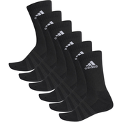 Carape za tenis Adidas Cushion Crew 6PP - Black/Black/Black