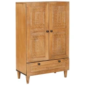 Highboard Svjetlosmeda 60 x 33 x 100 cm masivno drvo manga