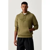 The North Face pulover s kapuco moški z bombažem Drew Peak Light