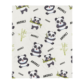 Personalizirana Odeja z Imenom - Panda