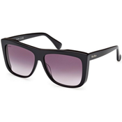 Max Mara Lee 1 MM0066 01B ONE SIZE (57) Črna/Vijolična