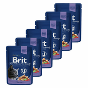 Vrečka BRIT Premium Cat Cod Fish 6x100 g