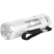 ENTAC 90828 Svetilka 1W LED 50lm ALU 3xAAA, srebrna