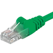 PremiumCord Patch kabel UTP RJ45-RJ45 CAT6 0,25m zeleni