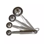 De Buyer Set 4kos merilne žličke 1 - 2,5 - 5 - 15 ml / inox, (5000200313)