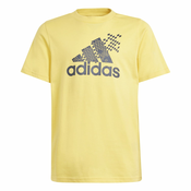 Adidas IIC JU GAME, djecja majica, žuta IW7797