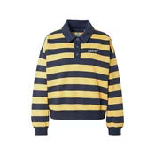 LEVIS  Majica GR VINTAGE RUGBY FLEECE mornarska/rumena/bela