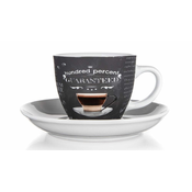 Banquet Skodelica in krožnik 100 PERCENT 190 ml, komplet 6 kosov