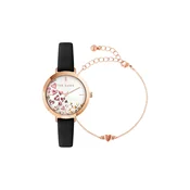 Ura in zapestnica Ted Baker zlata barva, BKG028200