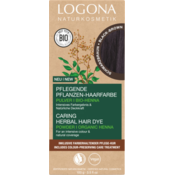 LOGONA Biljna boja za kosu u prahu 101 crno smeda - 100 g