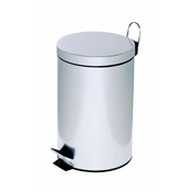 Alco Koš za smeti s pedalom, 12l, srebrn
