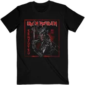 Iron Maiden Majica Senjutsu Cover Distressed Red Unisex Black L