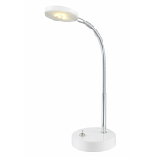 Stona lampa LED bela